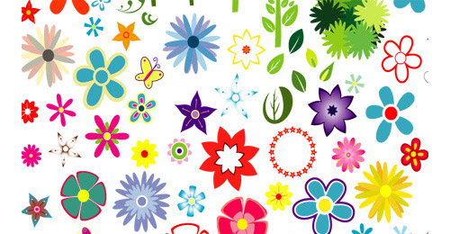Flowers Floral Silhouette Vector Free