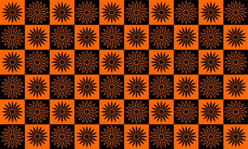 Really Cool and Nice Orange Pattern