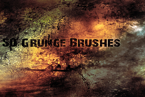 abstract free grunge photoshop brushes