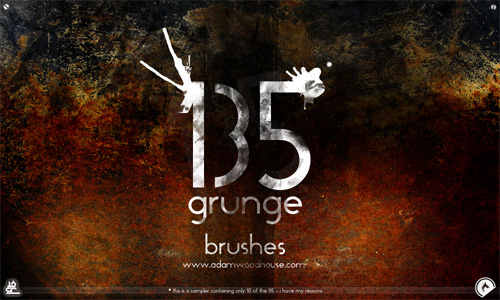 free grunge photoshop brushes textures