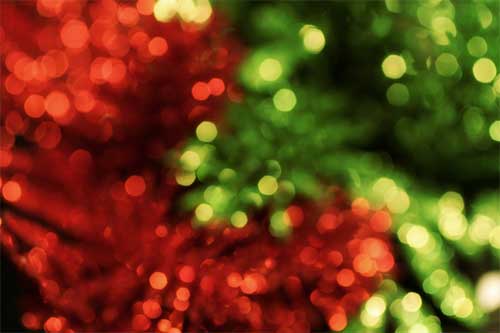 bokeh red and green christmas light textures