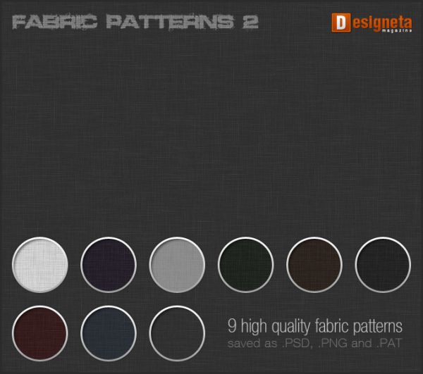 Free Fabric Photoshop Patterns
