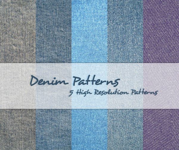 Free Denim Textile Photoshop Patterns