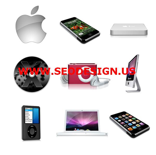 free apple products web icons set download