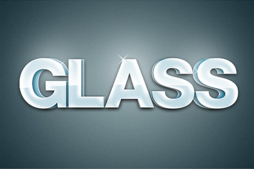 Glossy 3D Text Effect Photoshop Tutorial