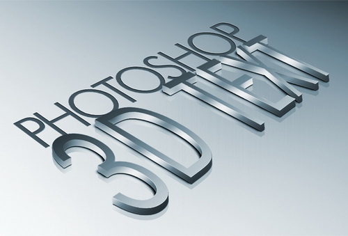 Create High Quality Metal 3D Text in Photoshop