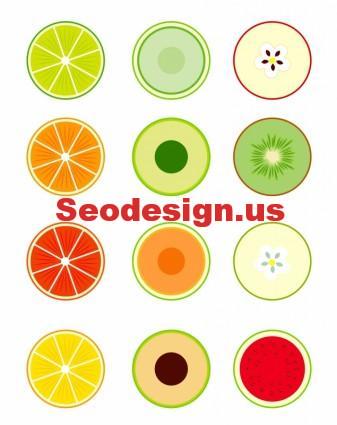 40+ Fruits Vector Icons Set