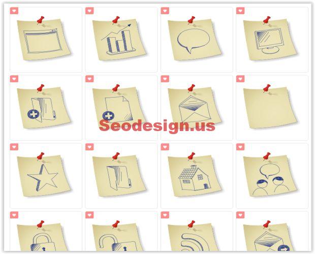 Free Sketchy Hand Drawing Icon Set Download
