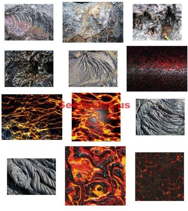 Volcano Lava Textures