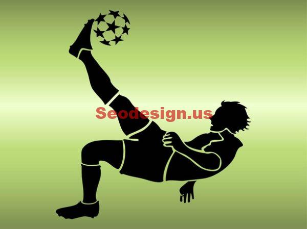 Soccer Player Vector Illustration