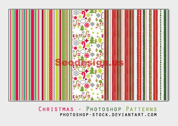 christmas patterns photoshop free download