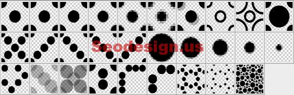 Grunge Dot Photoshop Patterns Download