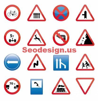 Free Vector School Drive Signs
