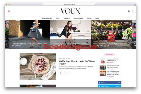 The Voux - A Magazine WordPress Theme