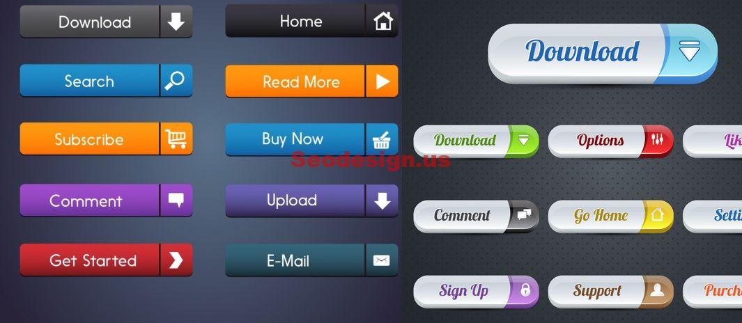 UI Shape Web Commercial Buttons