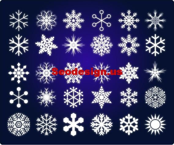 Free Snowflake Vector Icons Download