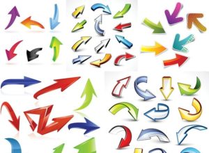 Colorful Arrow Vector Free Download